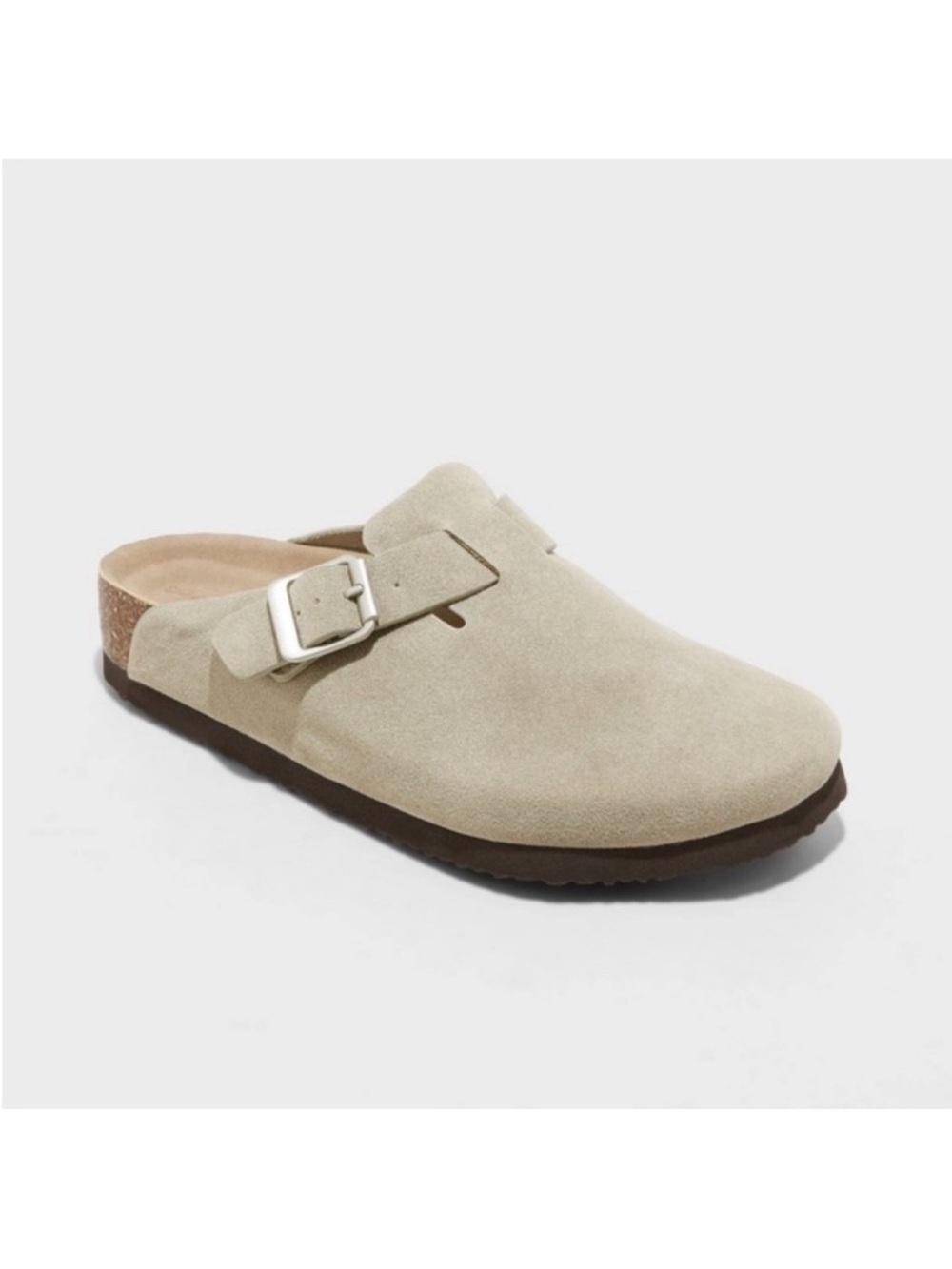 NWT Women's Betsy Clog Mule Flats - Universal Thread Taupe 10